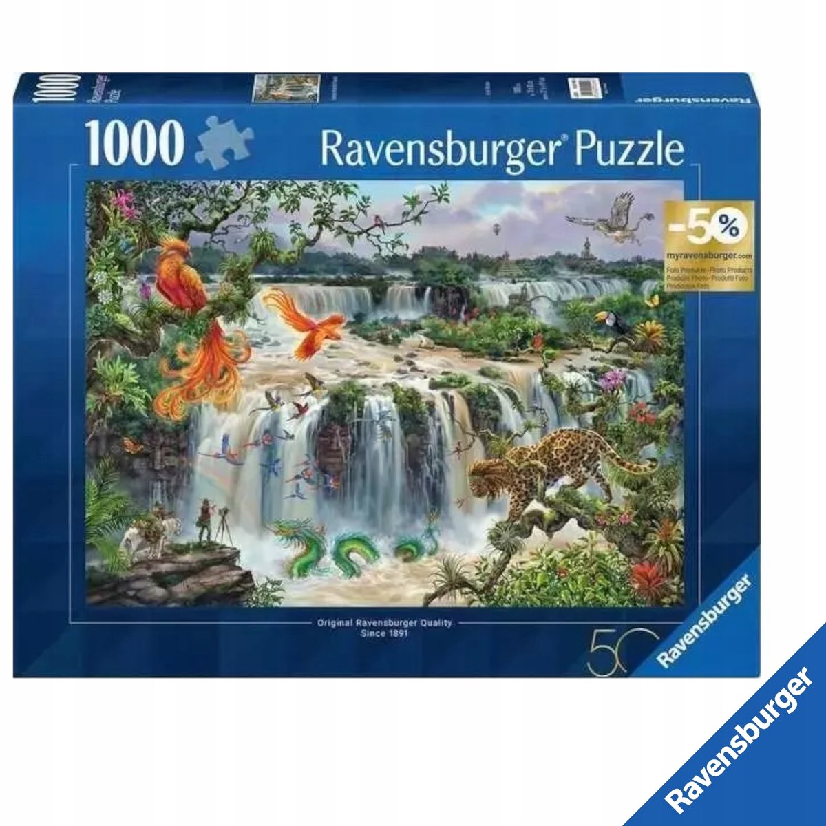 Ravensburger 1000-delige Puzzel: Iguazu Watervallen 50e Verjaardag