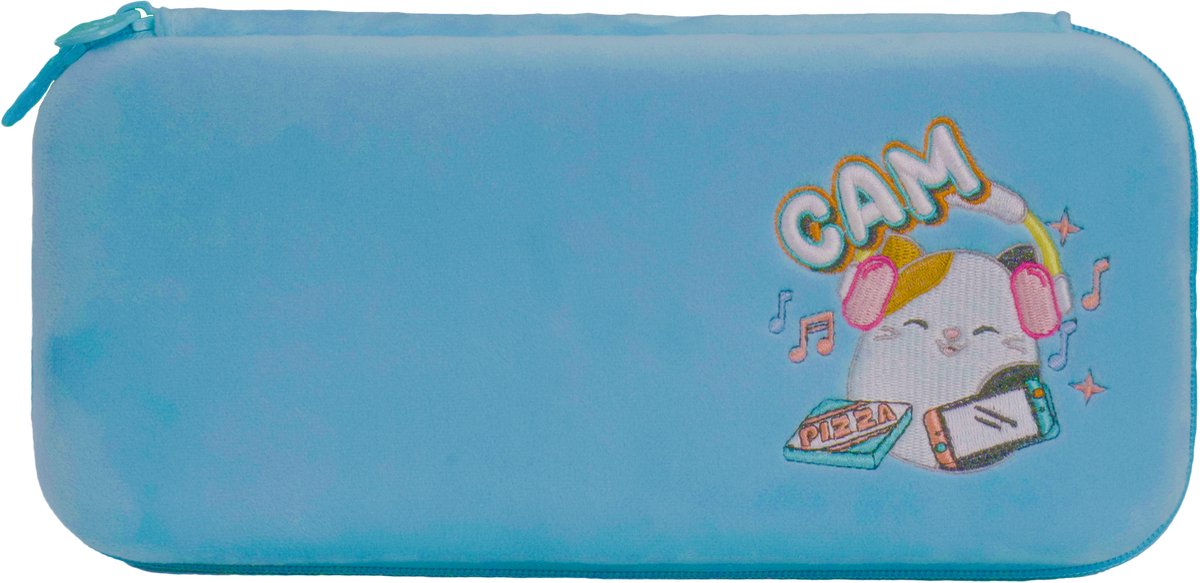 Squishmallows - Switch 2 beschermcase - Cam the Cat - pluche - met opbergvakken