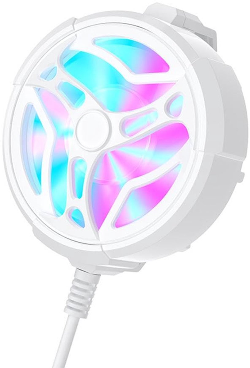 Koelventilator voor mobiele telefoon, universele halfgeleiderradiator voor mobiele telefoon, achterklem voor koelventilator voor draagbare mobiele telefoon, geschikt voor koellichaam van gameconsoleradiator voor mobiele telefoon