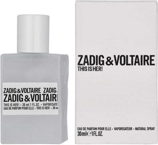 Zadig & Voltaire This is Her! parfum - Damesparfum met vanille en sandelhout - 30 ml