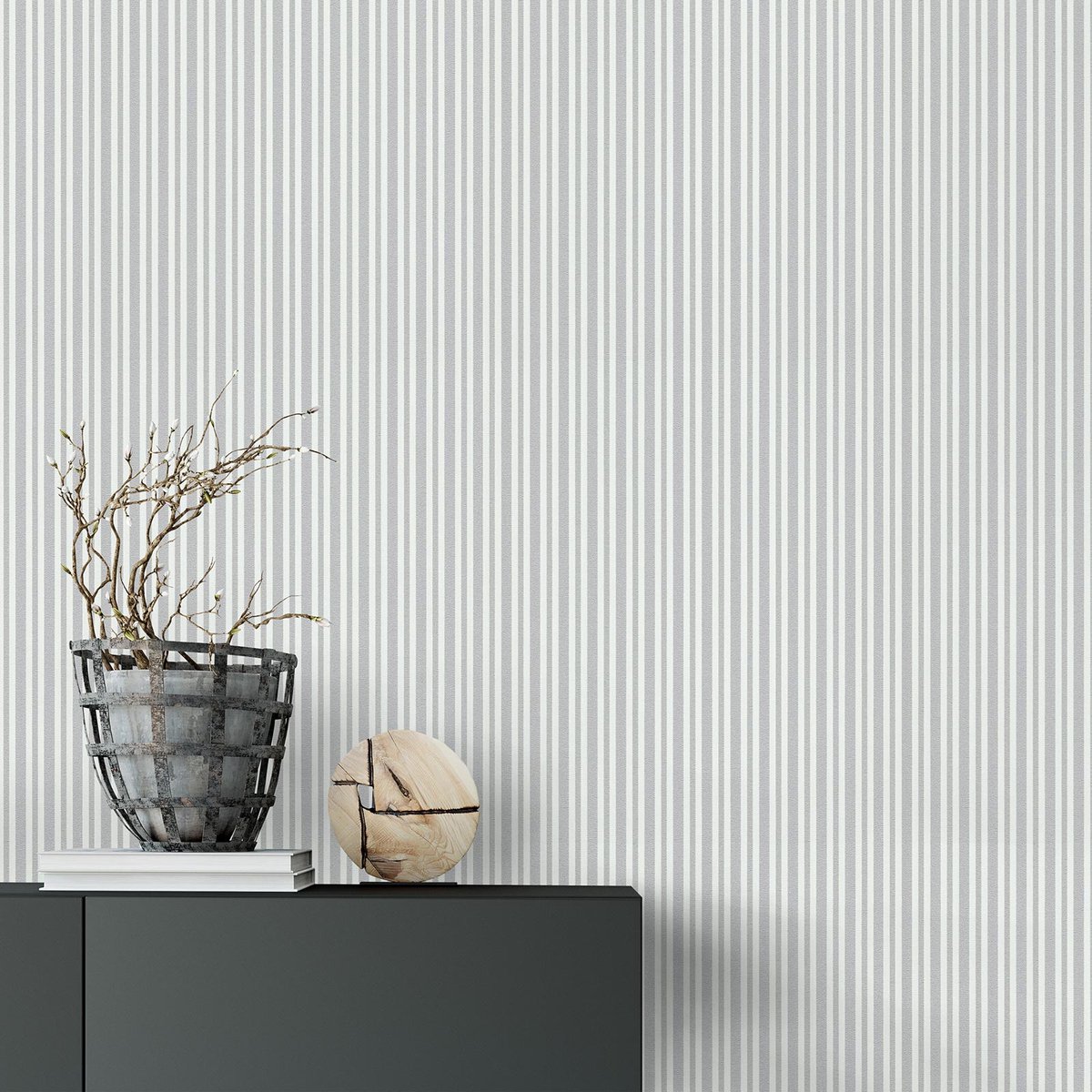Barok behang grijs 13397-30 | Koop behang bij BRICOFLOR