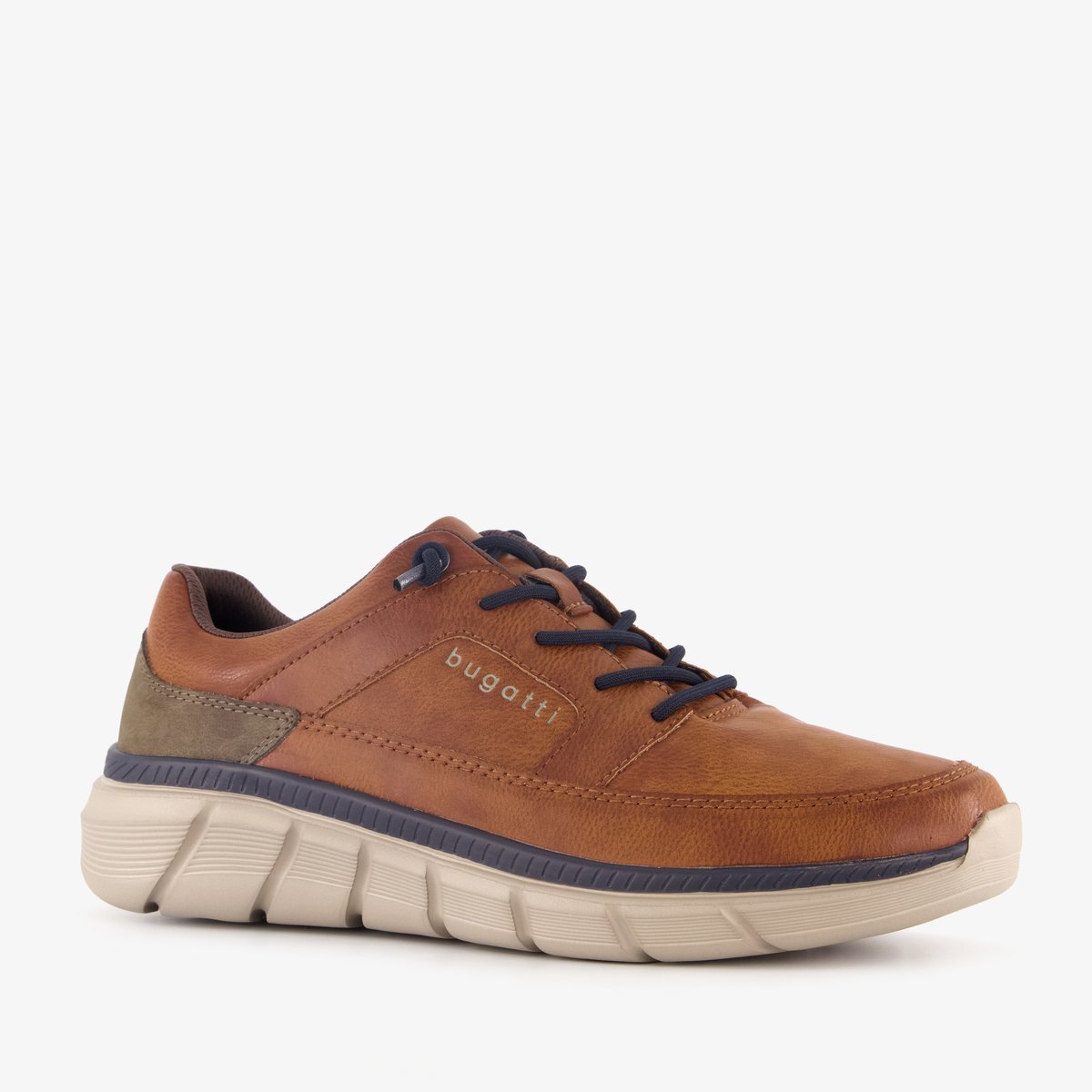 Bugatti heren sneakers cognac - Maat 42