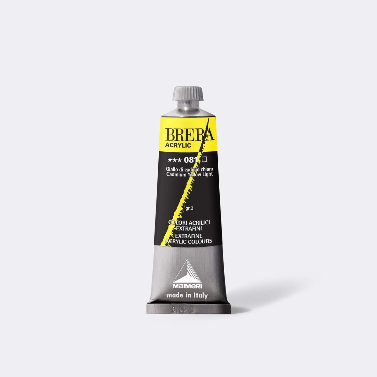Maimeri - Brera Acrylic - acrylverf tube 60 ml - Giallo di cadmio lchiaro 081