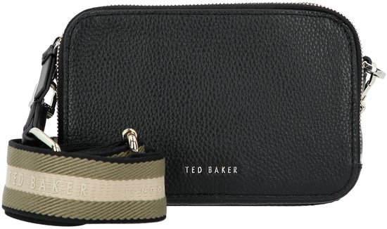 Ted Baker Cuir Sac à épaule bandoulière Stunna Mini Webbing Crossbody Bag Black Noir