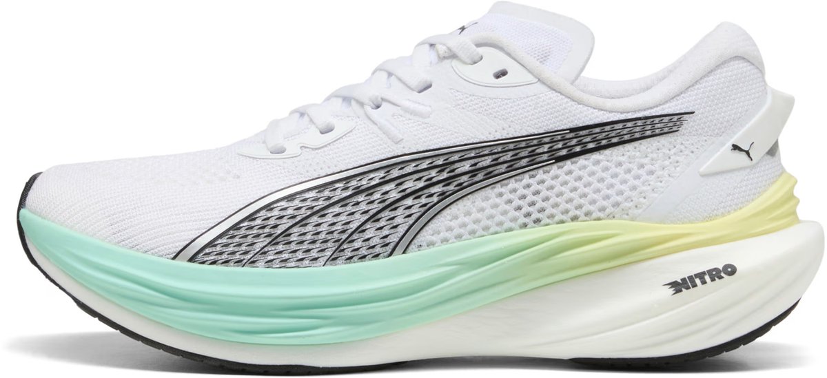 Hardloopschoenen voor dames Puma Deviate Nitro 3 Wit