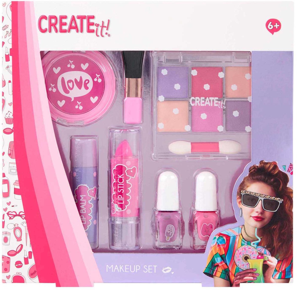 Create it! - Make-up Set Roze