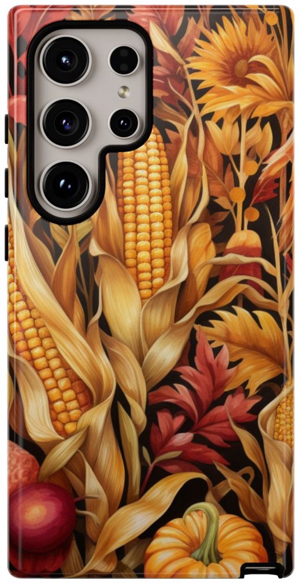 Herfst Oogst Botanisch Patroon – Telefoonhoesje Geschikt voor Samsung Galaxy S24 Ultra
