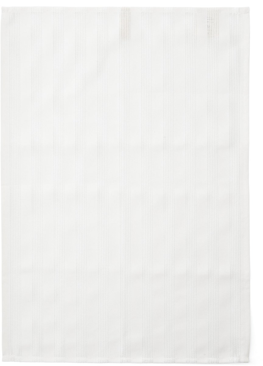 Audo Copenhagen Graphium Theedoek Set Van 2 Ecru/wit