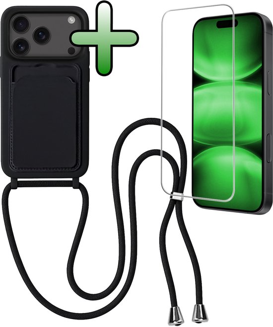Chengyuanfeng hoesje voor iPhone 17 Pro Max met kaartsleuf, hoes met