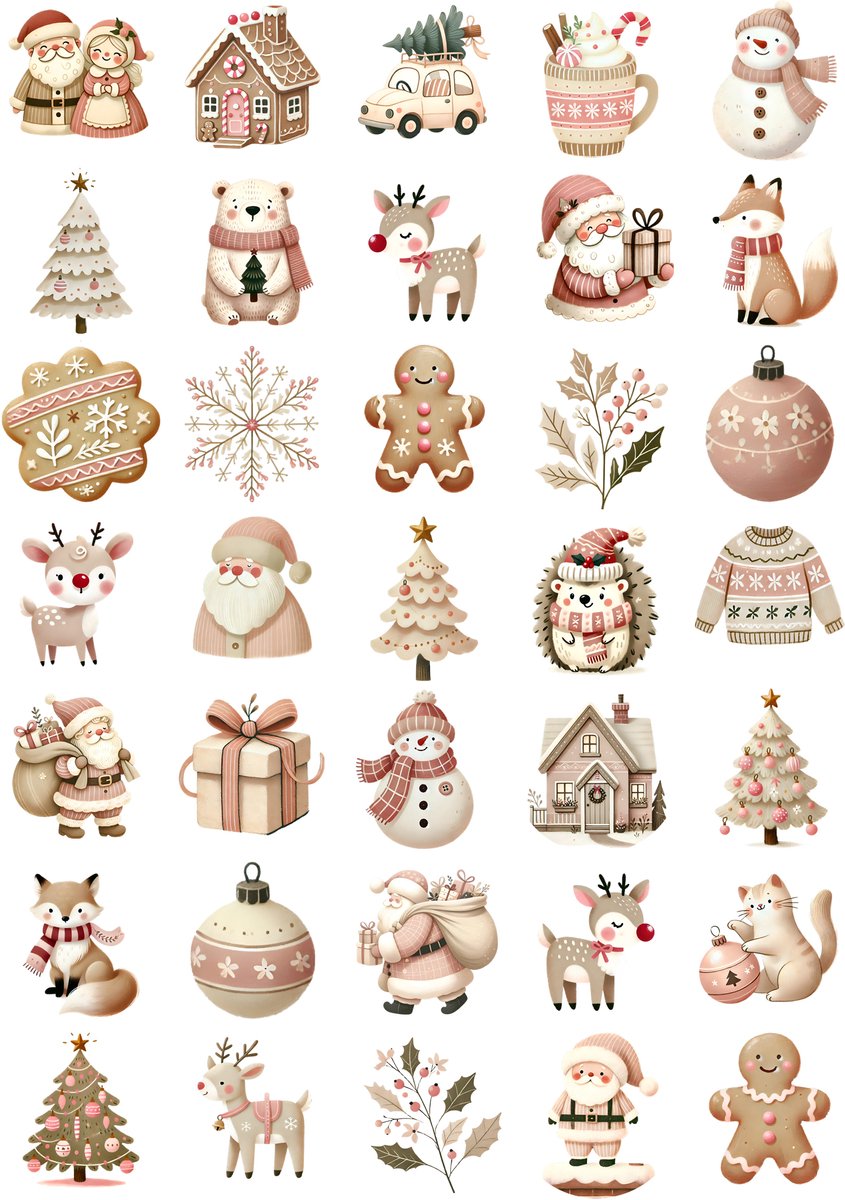Stickers Kerst - 140 Stuks - 4 Stickervellen Kerst - Kerstkaarten Maken — afbeelding 2
