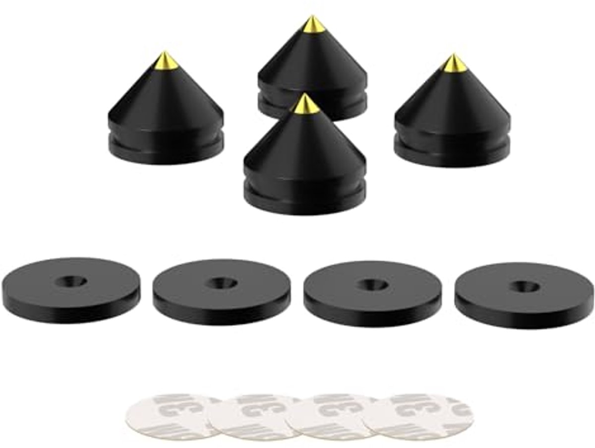 HiFi Luidspreker Isolatie Spike - Schokabsorberende Aluminium Pads voor Luidsprekers