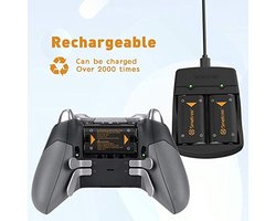 2600 mAh Oplaadbare Controller Accu voor Xbox Series X/S en One - Dubbele Acculader voor Xbox Elite, S, X