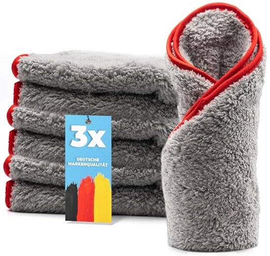 Luxus Microvezel Droogdoek XXL Pro - 60x90cm - Droog In 1 Keer Je Auto Zonder Uitwringen 500g M