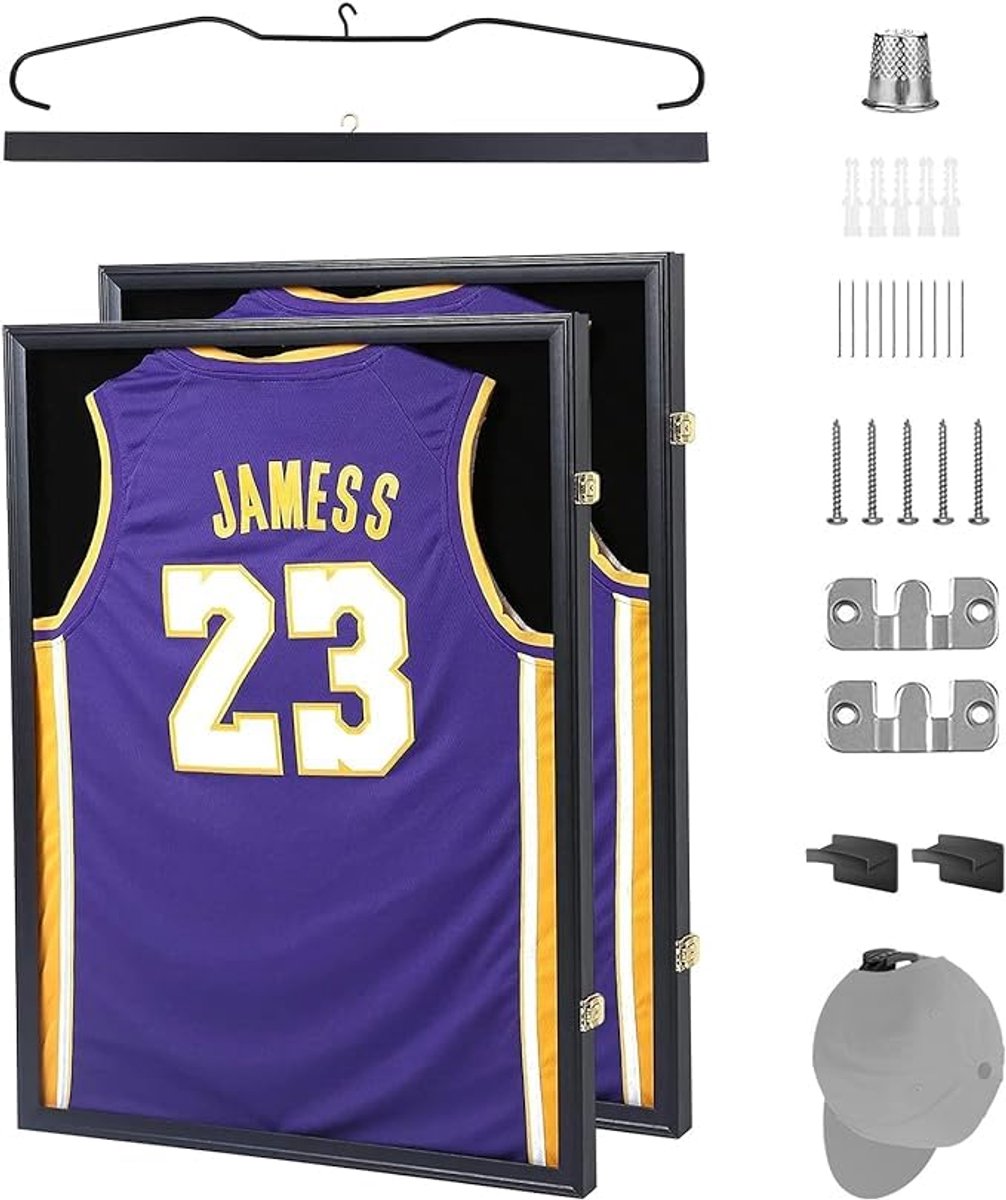 Jersey Frame voor Sportshirts - Displaycase met UV-bescherming en Wandmontage
