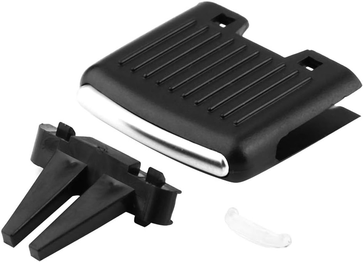 Image of ABS + PC Auto Voorzijde A/C Airconditioning Vent Outlet Zwart Tab Clip Reparatieset