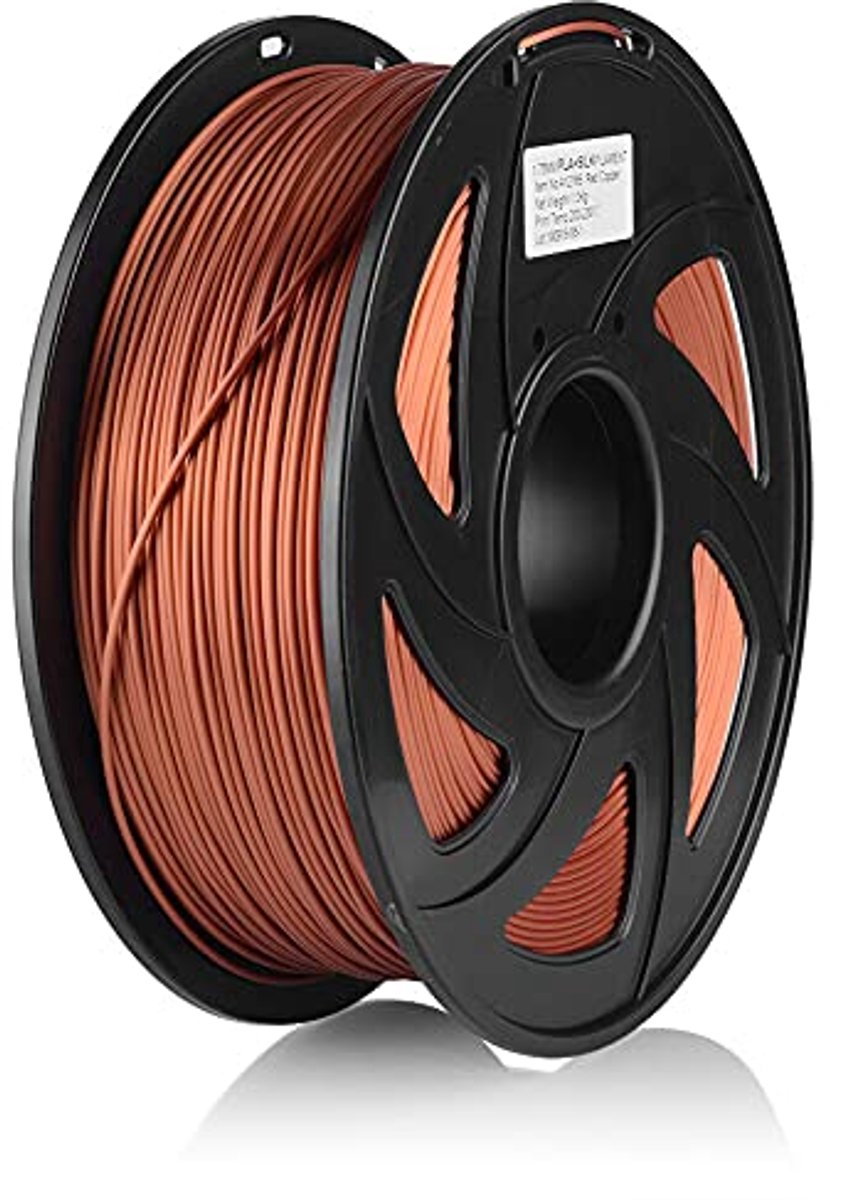 3D Printers PLA Silk Filament 1.75mm Rood Koper 1KG