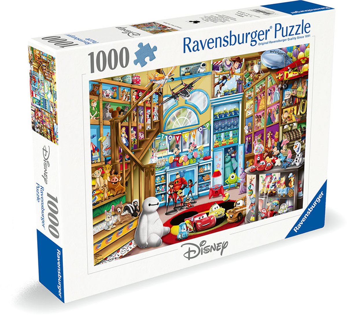 Ravensburger puzzel Disney In de speelgoedwinkel - Legpuzzel - 1000 stukjes — afbeelding 10
