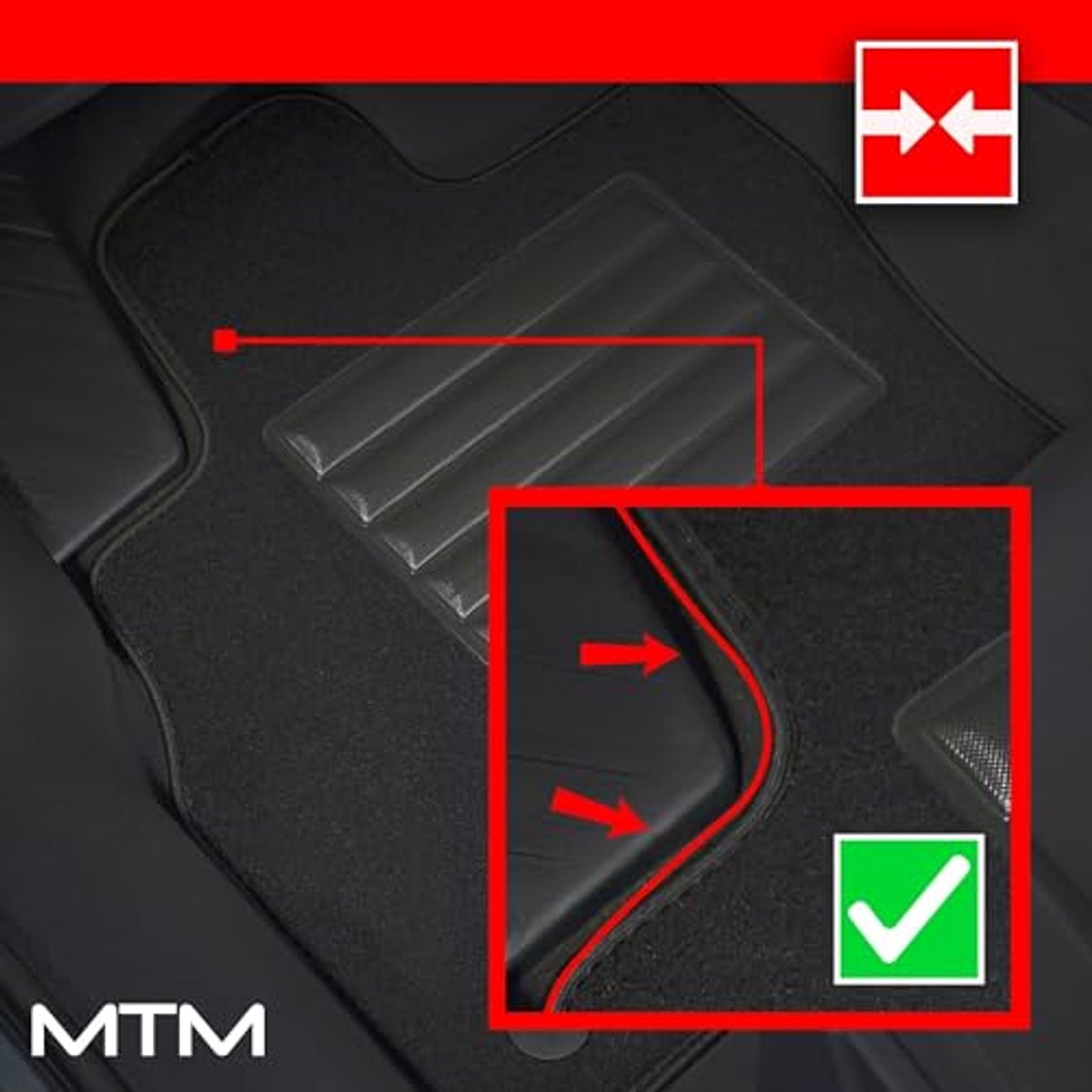 Op maat gemaakte velours automatten voor Meriva B - Perfecte pasvorm en antislip