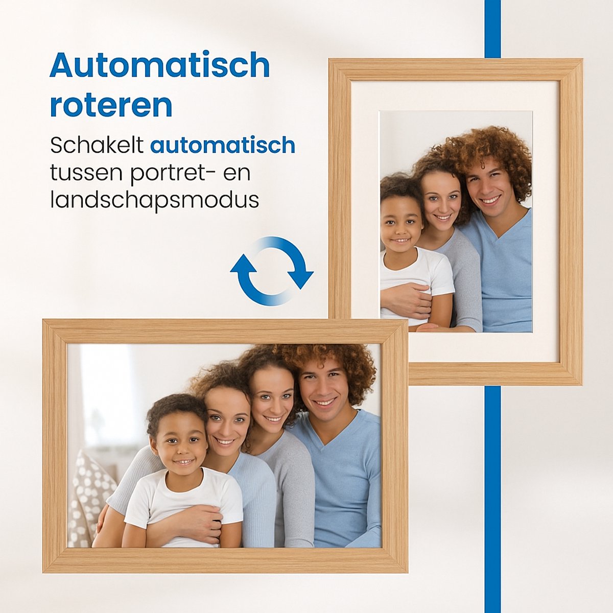 KYCE Digitale Fotolijst met Wifi en Frameo App - 10.1 inch - Fotokader - 16GB thumbnail 4