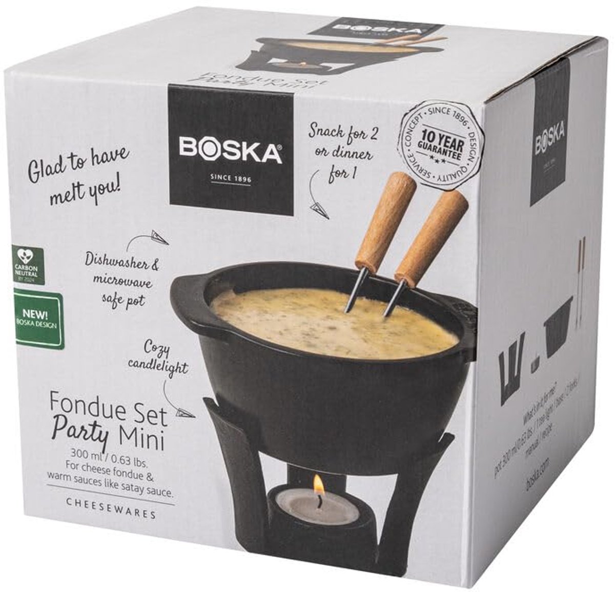 Fondue Set Mini voor Kaas en Sauzen - 300ml - Afwasmachinebestendige Fondue Pot – foto 6