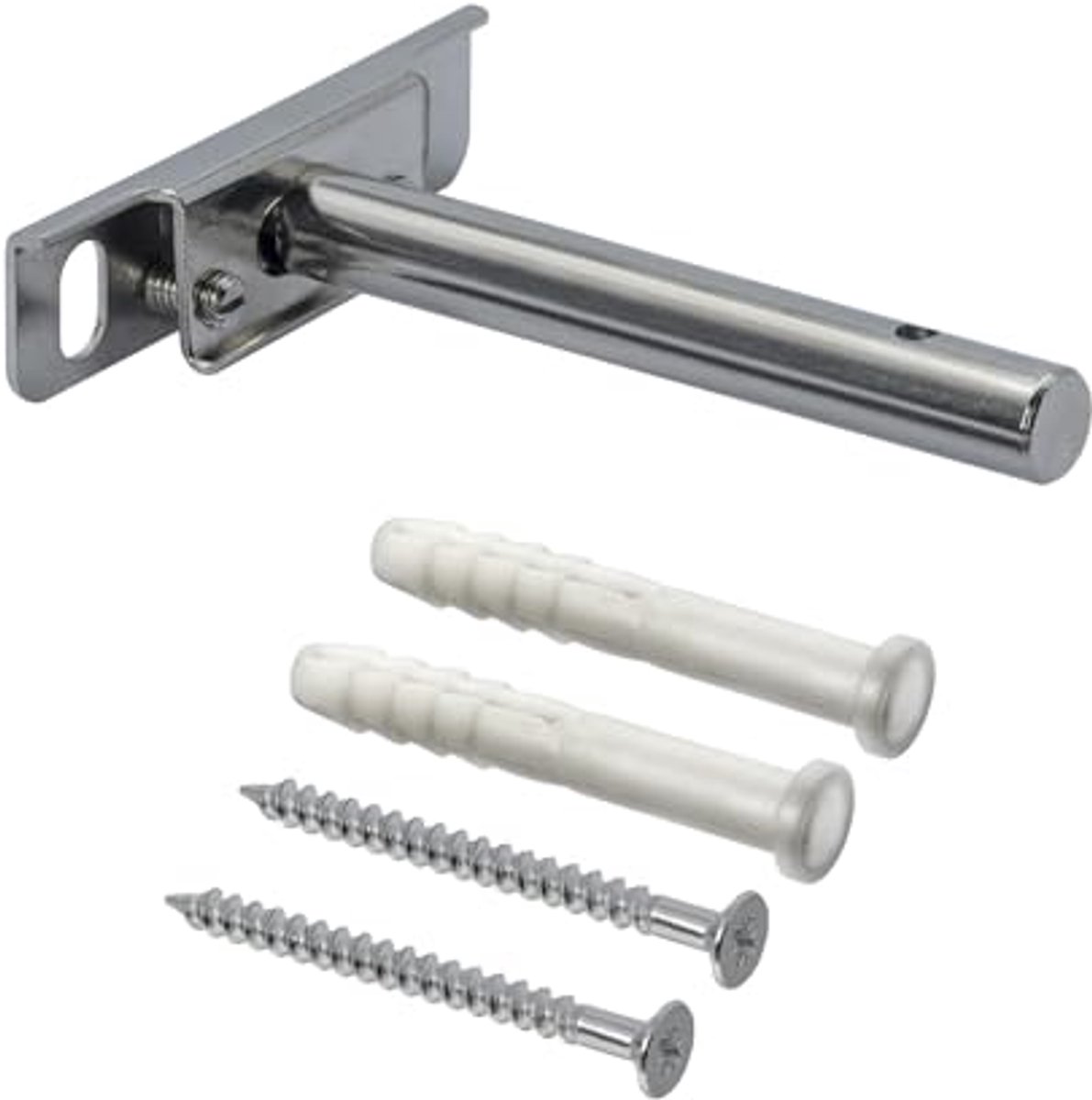 Zwevend Wandrek - Verstelbare Plankdrager Set van 10 - Onzichtbare Wandmontage voor Planken - Maximale Draagkracht 180 kg
