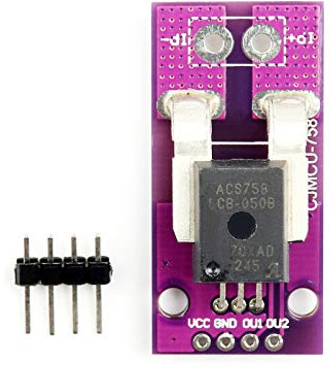 50A lineaire stroomsensor met hoge nauwkeurigheid en lage ruisprestaties