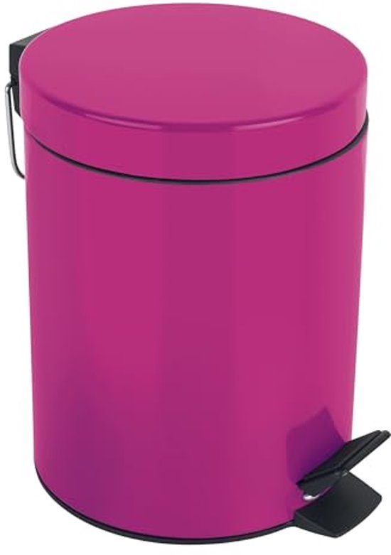 Roze Cosmetica-emmer 5L met Deksel voor Badkamer