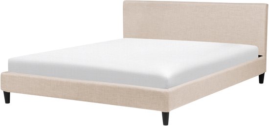 Beliani FITOU - Couvre-lit - Beige - Polyester