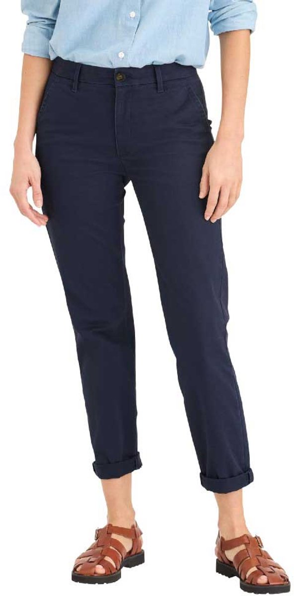 Dockers Weekend Slim Ankle Chino Broek Blauw 31 / Long Vrouw