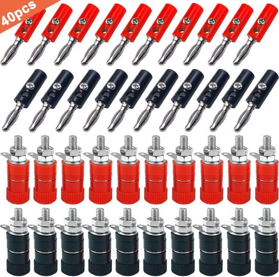 Viborg 4 stück High-End Reines Silber Bananenstecker Reinheit 99,98