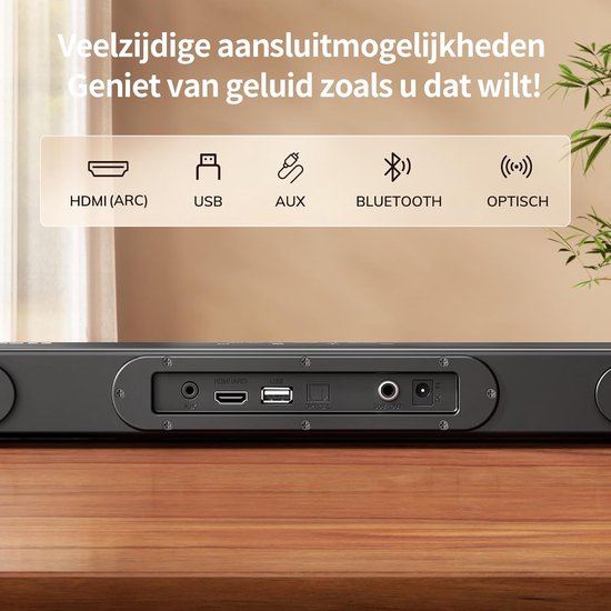 2.1-kanaals soundbar met subwoofer en Bluetooth 5.3 voor TV en PC - Indrukwekkende Geluidskwaliteit met Meeslepende Bastonen van Sony — afbeelding 3