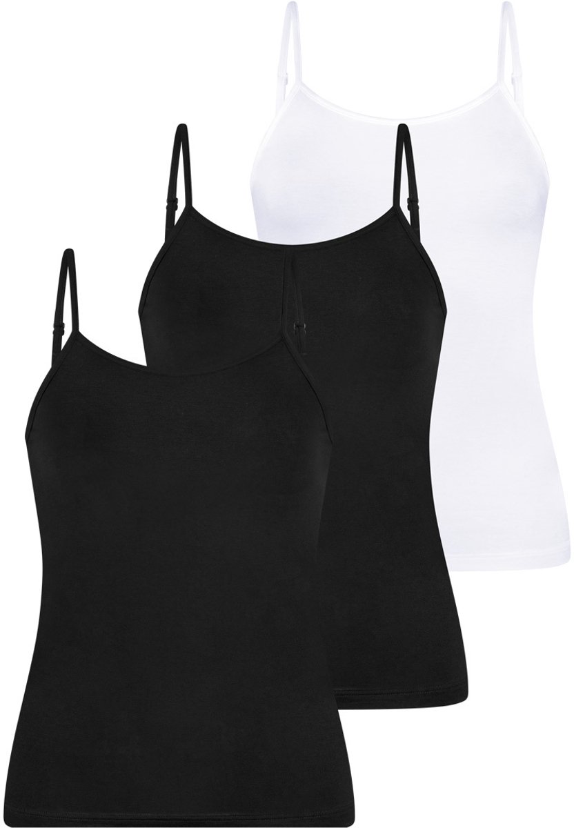 Mey Dames spaghettitop 3 pack Modal Pure