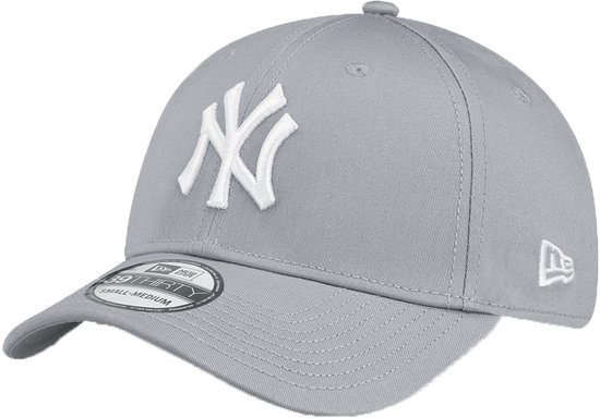 New Era 39THIRTY LEAGUE BASIC New York Yankees Cap - Grey - M/L
