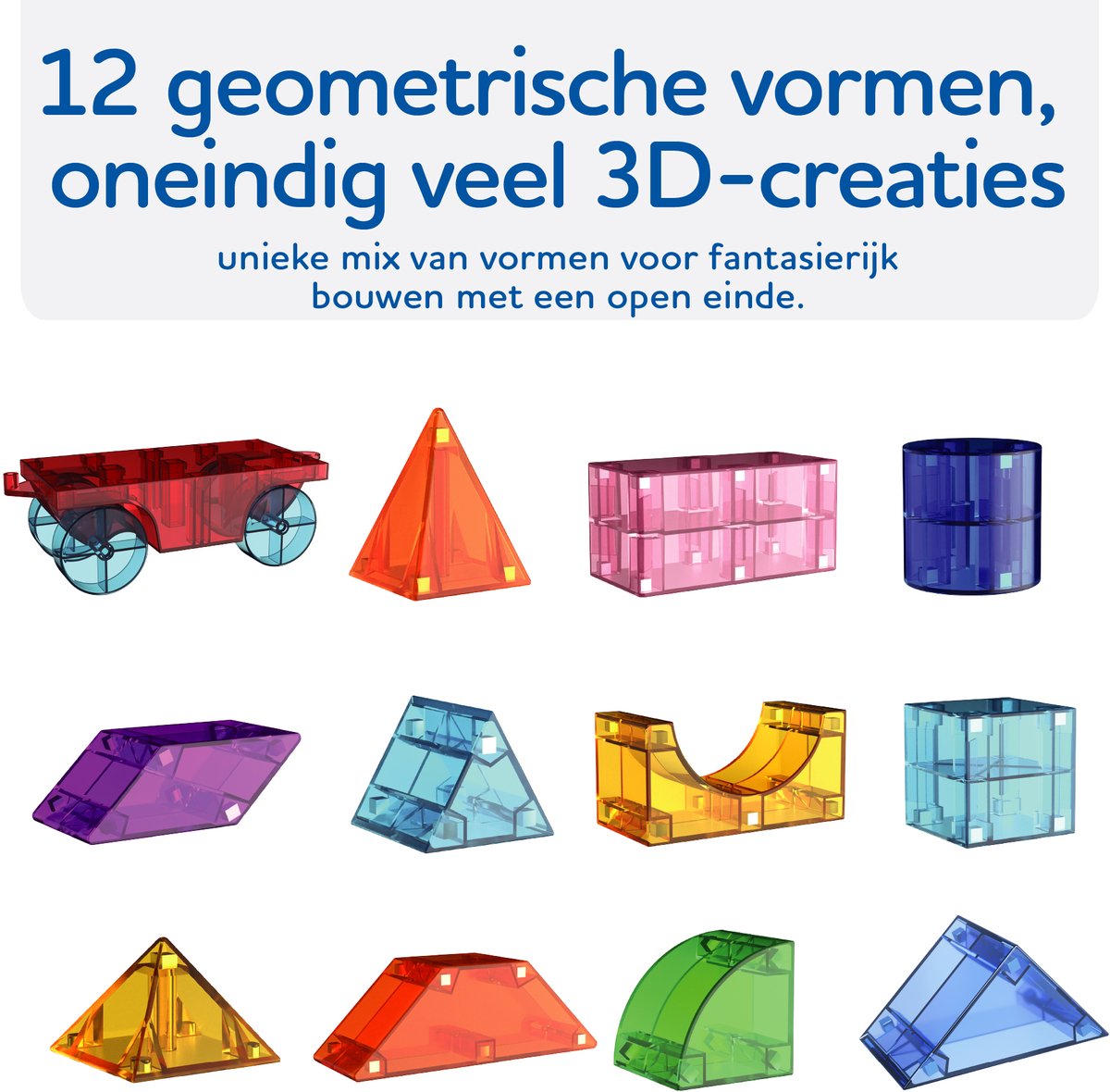 STEM Educatief Speelgoed Jvchengxi Magnetische Bouwstenen 320 Stuks – STEM Speelgoed Met Opbergzak En Ideeënboekje