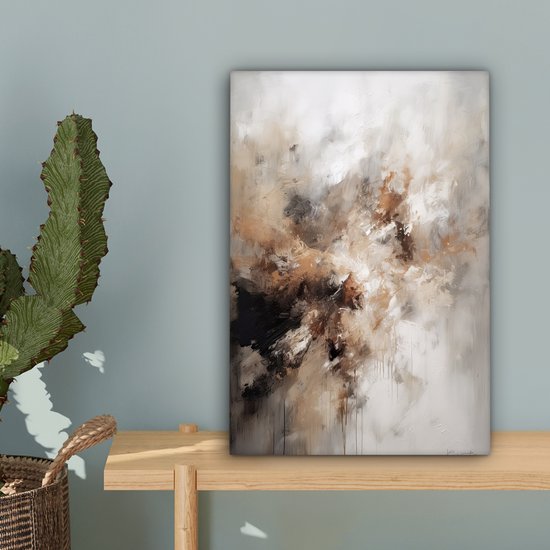 Tableau sur toile 20x30 cm - Tableaux abstraits sur toile - Accessoires de décoration de chambre - Tableaux modernes salon - Décoration murale chambre - Décoration murale cuisine - Tissu mural design d'intérieur - Décoration maison