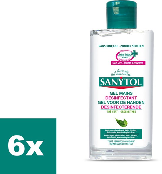 Sanytol Handgel 75 Ml Desinfecterende Handgel Zonder Spoelen Voor sanytol-handgel-75-ml-desinfecterende-handgel-zonder-spoelen-voor