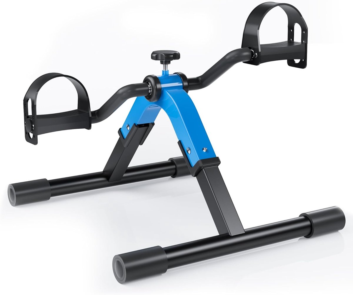 Stoelfiets - Fietstrainer - Stoelfiets senioren - Stoelfiets bureau - Beentrainer - Armtrainer - Hometrainer mini - Fitness - Revalidatie - Stoelfiets compact