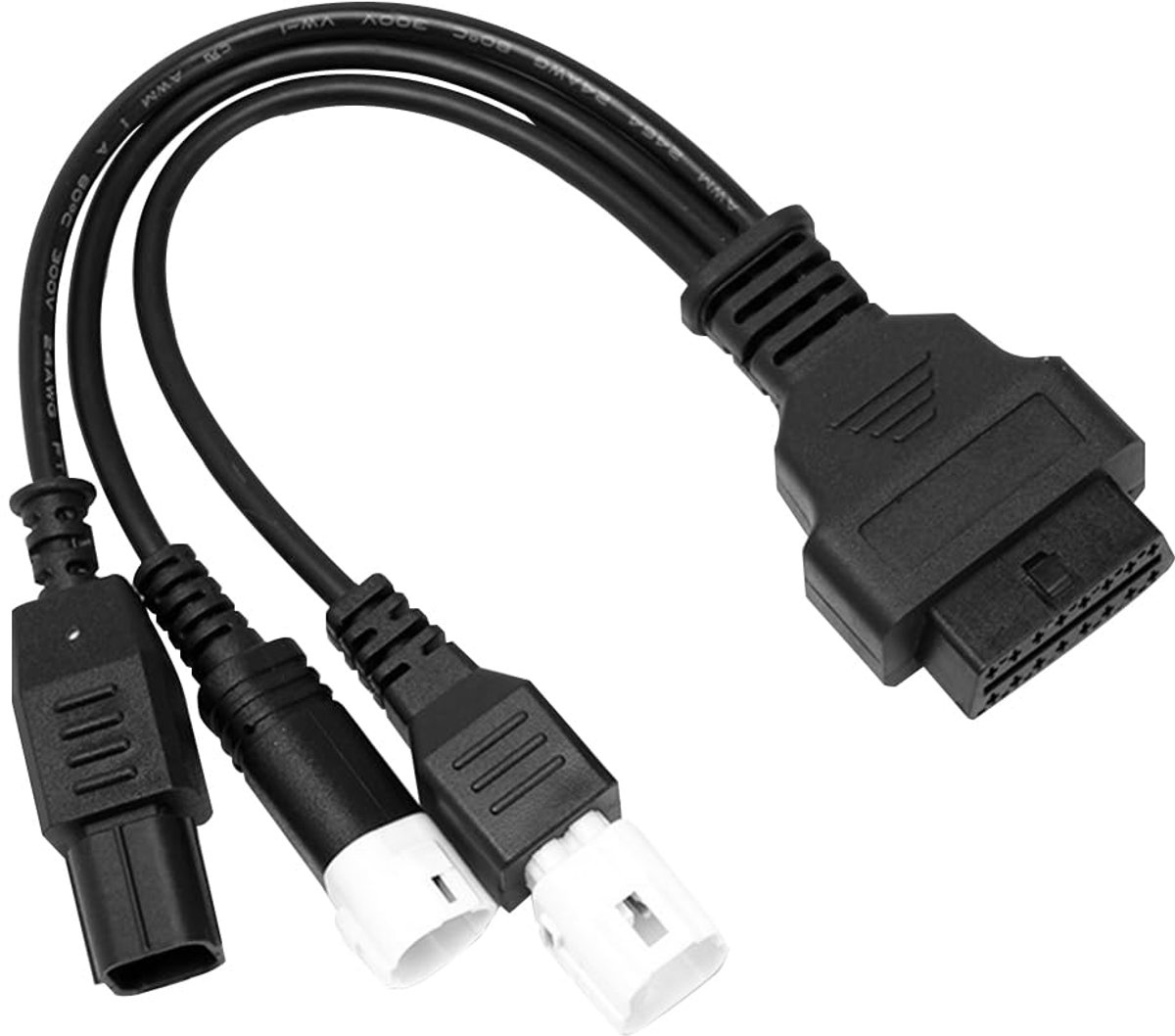 OBD2 Diagnose-adapter voor Motorfietsen - 3/4/6-pins naar 16-pins Aansluiting