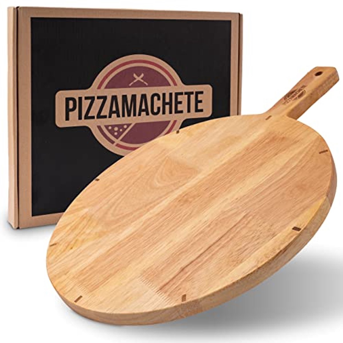 Houten Pizzabord van Rubberhout - Duurzame Pizza Accessoires voor Thuis
