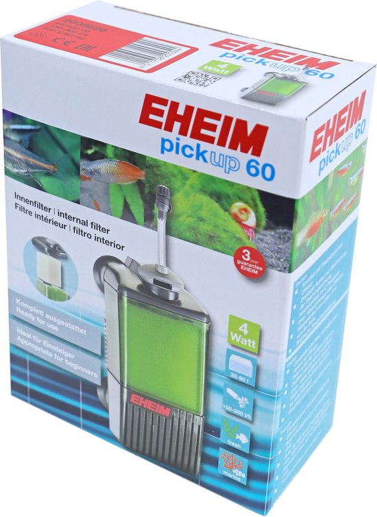 Eheim Binnenfulter Pickup 60 - Aquariumfilter - 30-60 L