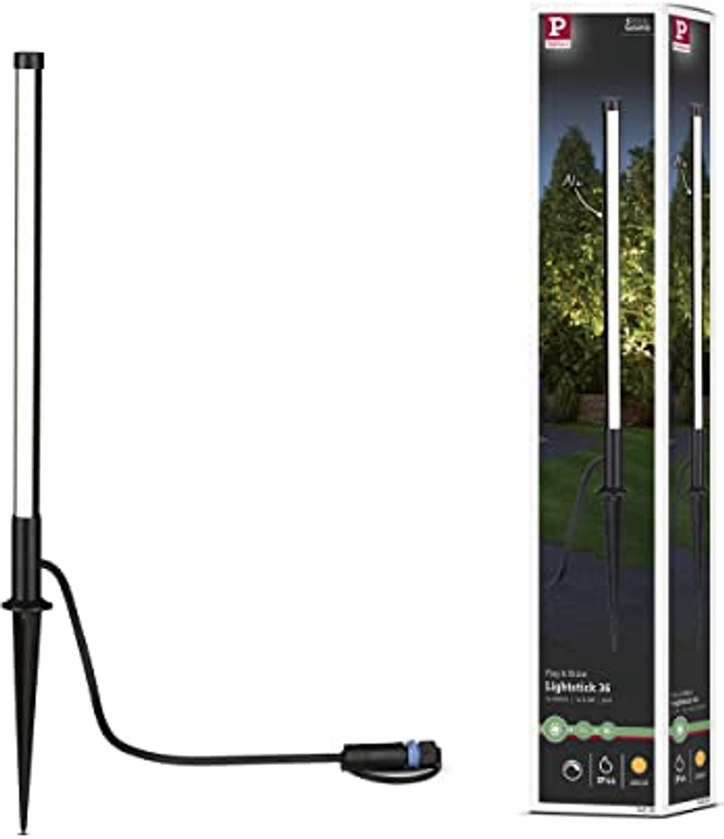 Dimbare LED Buitenlamp Poller Pin IP65 - Antraciet Tuinverlichting 5.5W Aluminium Kunststof 3000K