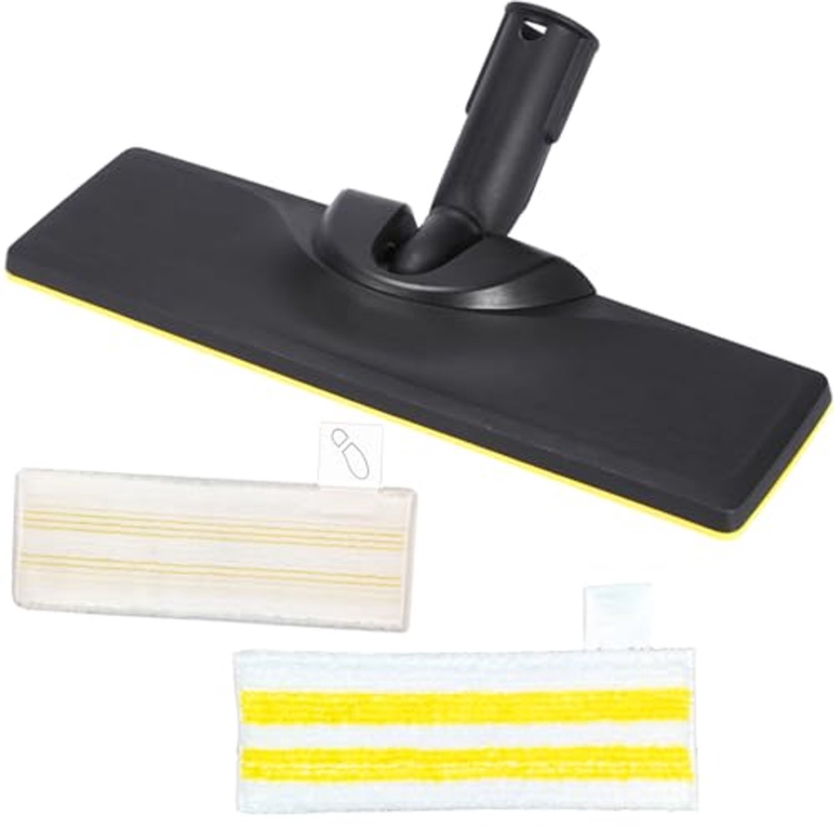 Vloermondstuk Set voor Stoomreinigers - 3 Stuks met Microvezeldoeken