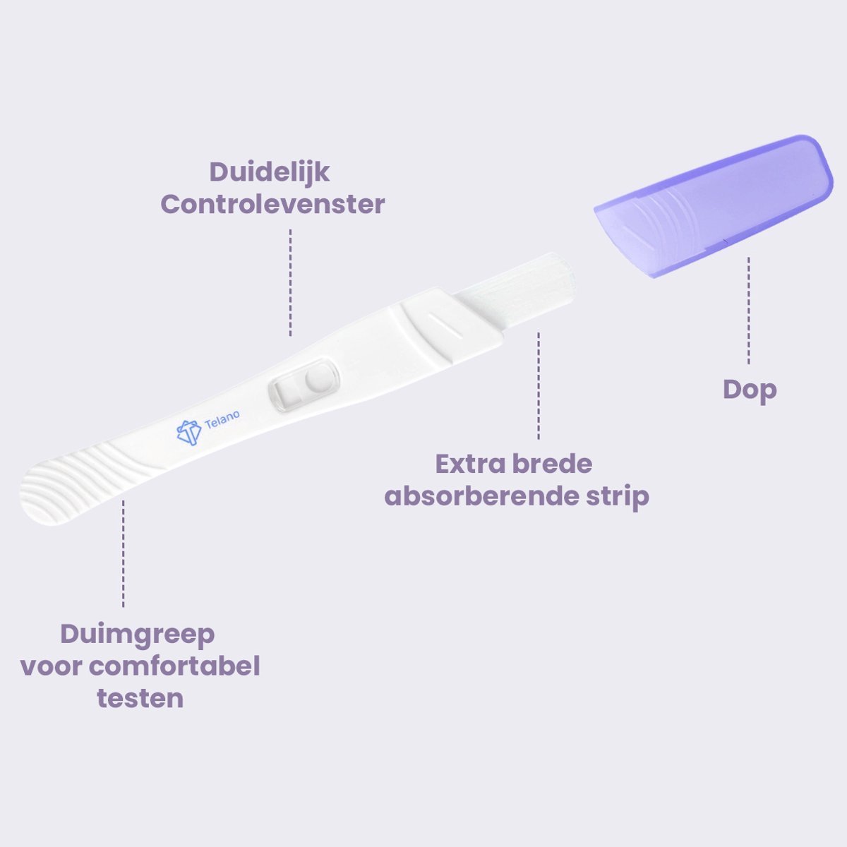 Clearblue Ovulatietest Digitaal 20 testen - Zwangerschapstest 6 stuks Midstream Extra Vroeg Premium - Telano – foto 7