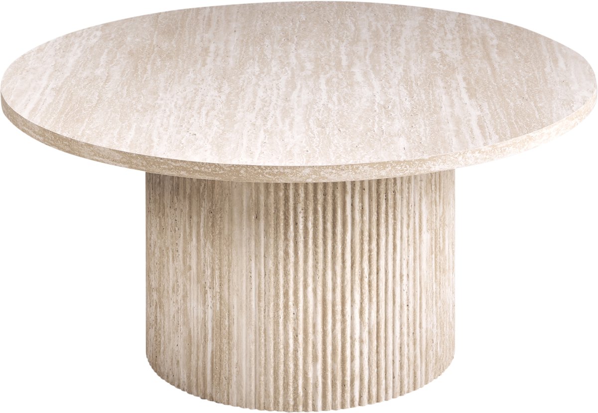AMMON - Salontafel - Beige - MDF