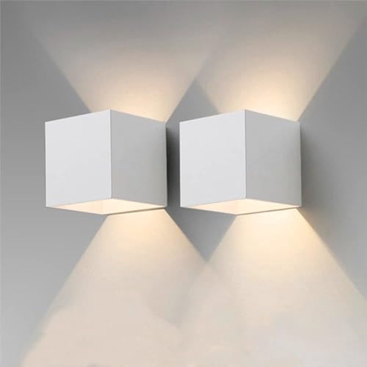 Moderne LED-wandlamp voor binnen en buiten, waterdicht IP65, 12W, 4000K