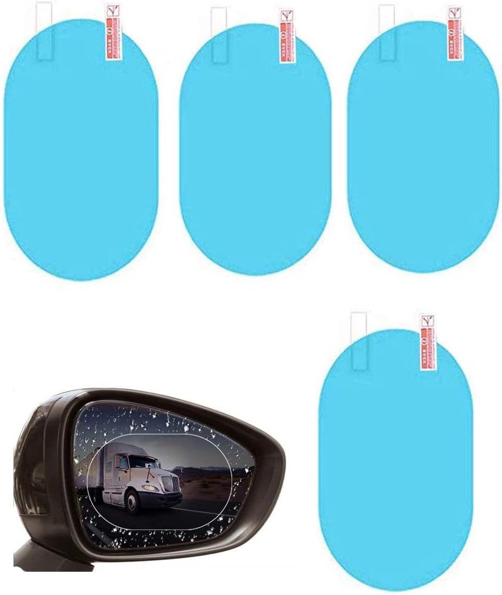 Image of 4 stuks waterbestendige stickers voor achteruitkijkspiegels, set van 4 - Goed zicht en veilig rijden