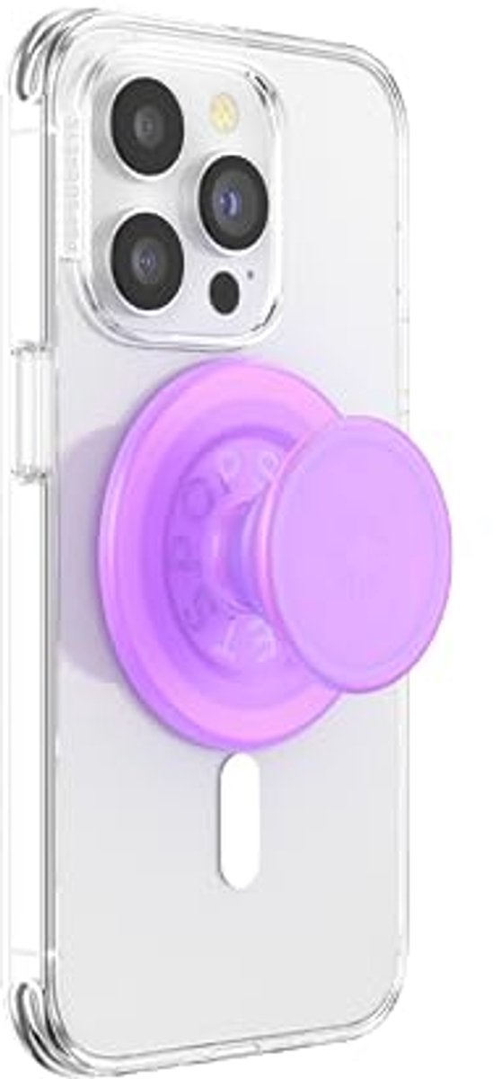 Verstelbare Grip en Stand voor Smartphones - Opalescent Roze - Ideaal voor Fotografie en Handsfree Kijken