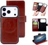 TYLYJSU Beschermhoesje van echt leer voor iPhone 17 Pro Max/Air/17 Pro