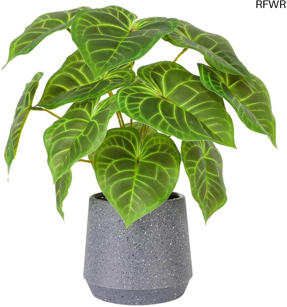 RFWR® Kunstmatige groene plant in pot - 35 cm vetplant voor huis en kantoor decoratie