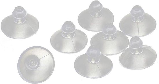 UxradG 10 stuks multifunctionele zuignappen van siliconenrubber, dubbelzijdig, antislip, voor tafelbladen (maat: 20 mm